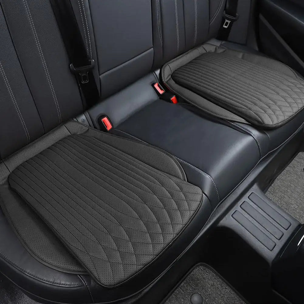 Luxury Leather Car Seat Cushion - 54cm Universal