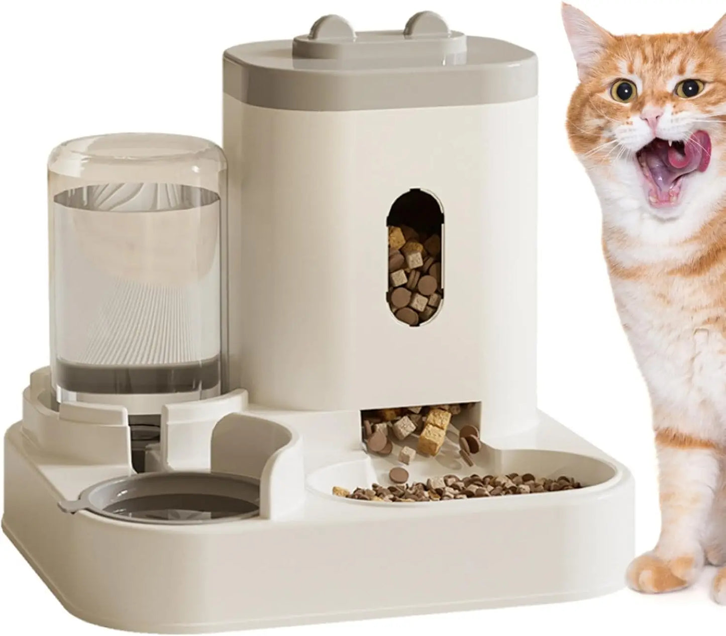 Distributeur automatique intelligent de nourriture et d'eau pour chats