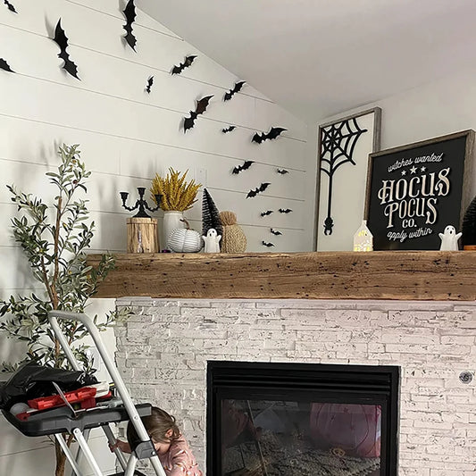 Halloween Bats Decorations - 3D PVC Wall Stickers