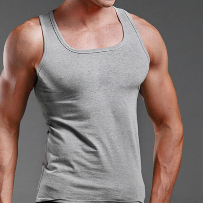 Men's Tank Top - Gym Workout Fitness Vest - Bascora