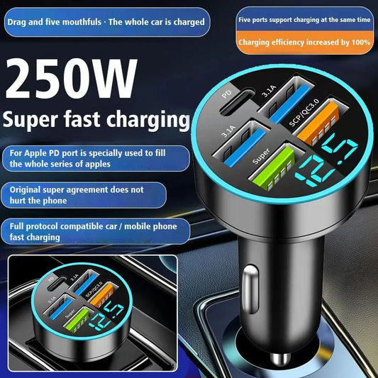 250W PD Car Charger
