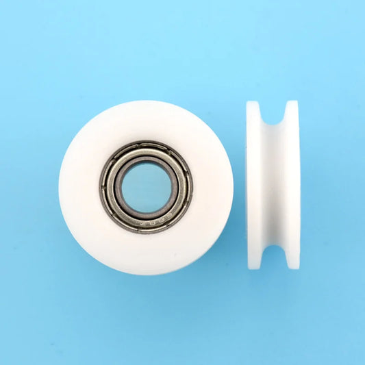 Poulie à rouleaux de précision - Roue de guidage à rainure en U de 8 mm