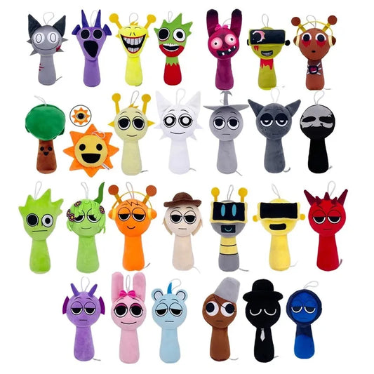 Cartoon Plush Toys - Stuffed Animal Doll Set for Kids