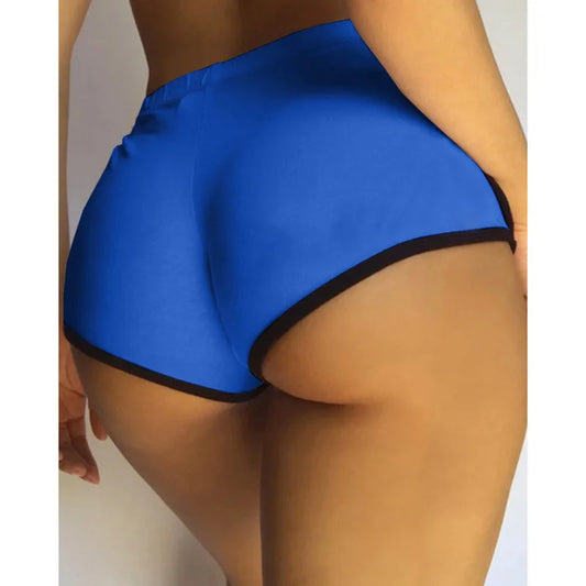 Women's Y2K Slim Fit Shorts - High Stretch Gym Sportswear