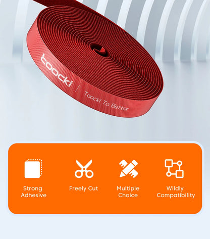 Cable Organizer - USB Cord Protector & Management Tape - Bascora