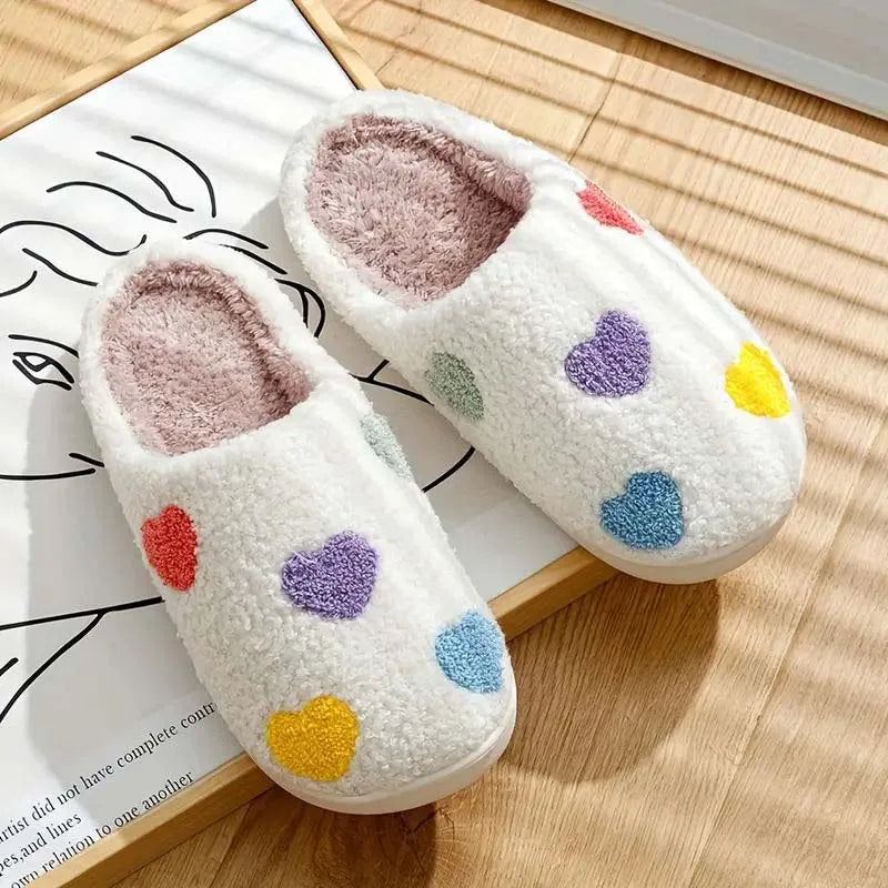 Soft Sole Winter Slippers - Warm Anti-Slip Indoor Shoes for Women