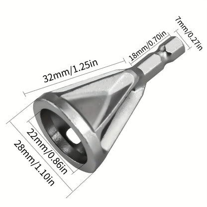 Chamfering Tool - Metal Deburring Chuck Drill Attachment - Bascora