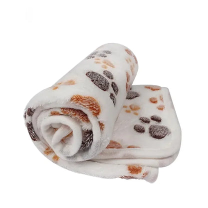 Soft Fluffy Pet Blanket - Coral Fleece Mat for Cats & Dogs
