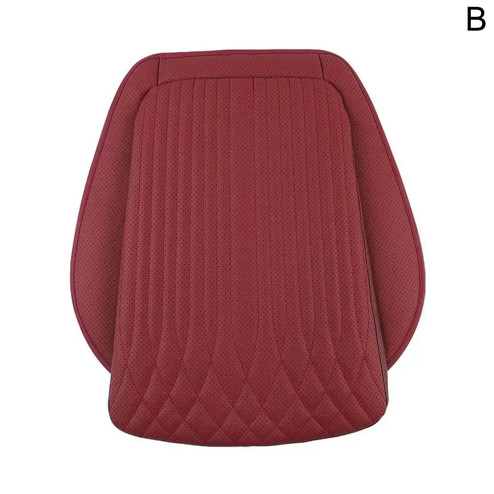 Luxury Leather Car Seat Cushion - 54cm Universal