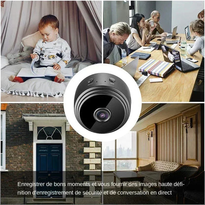 A9 NEW HD 720P WiFi Security Camera - Mini Wireless Surveillance - Bascora