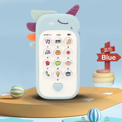 Baby Phone Toy - Music Sound Telephone with Teether - Bascora