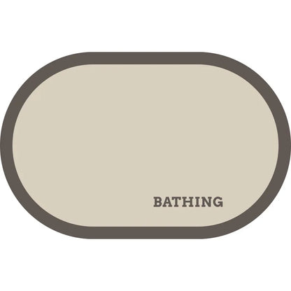 Diatomaceous Earth Bath Mat 40x60cm - Quick Dry Non-Slip Floor Mat - Bascora