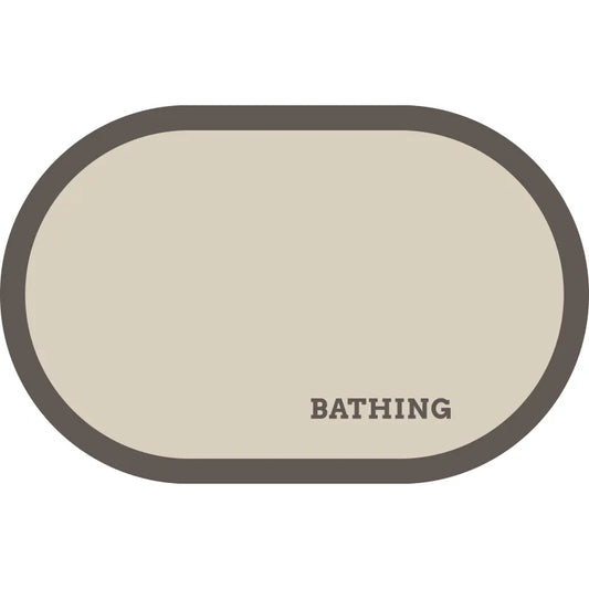 Diatomaceous Earth Bath Mat 40x60cm - Quick Dry Non-Slip Floor Mat
