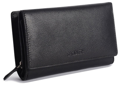 Paula RFID Leather Trifold Purse