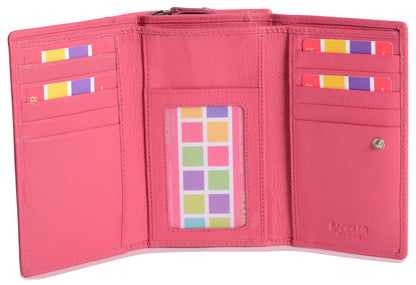Paula RFID Leather Trifold Purse