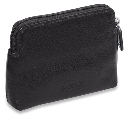 Pia RFID Leather Zip-Top Purse