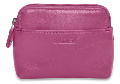 Pia RFID Leather Zip-Top Purse