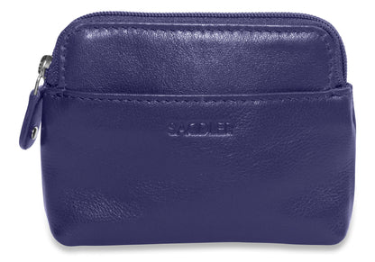 Pia RFID Leather Zip-Top Purse