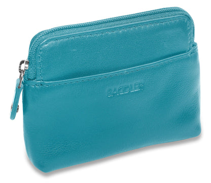 Pia RFID Leather Zip-Top Purse