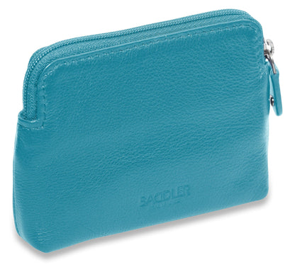 Pia RFID Leather Zip-Top Purse