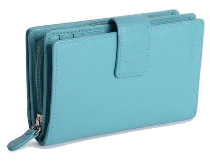 Georgie RFID Leather Double-Sided Purse