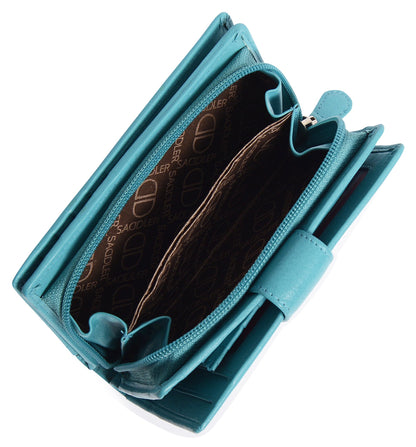 Georgie RFID Leather Double-Sided Purse