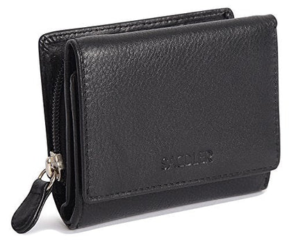 Carla RFID Leather Trifold Purse