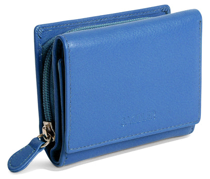 Carla RFID Leather Trifold Purse