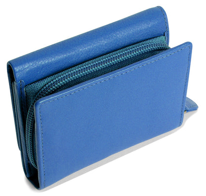 Carla RFID Leather Trifold Purse