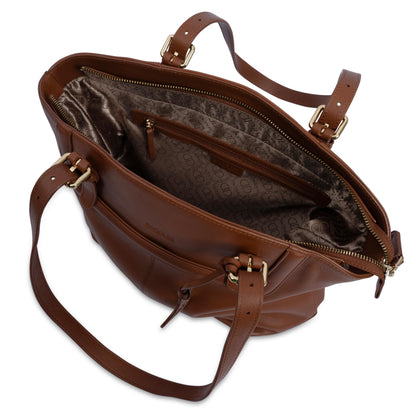Sienna Leather Tote Bag