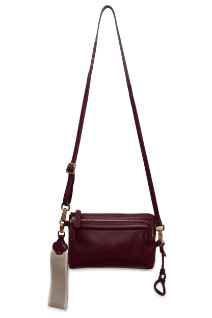Heather Leather Clutch & Crossbody Bag