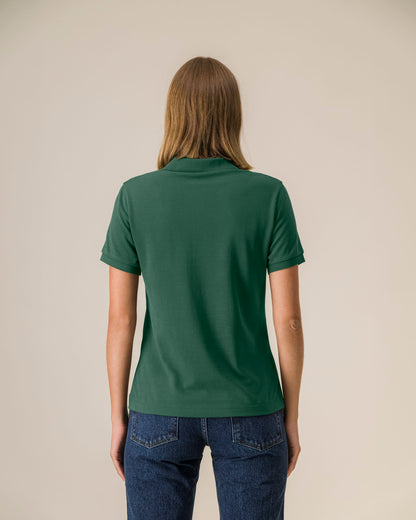 Organic Lightweight Polo Shirt: Womens