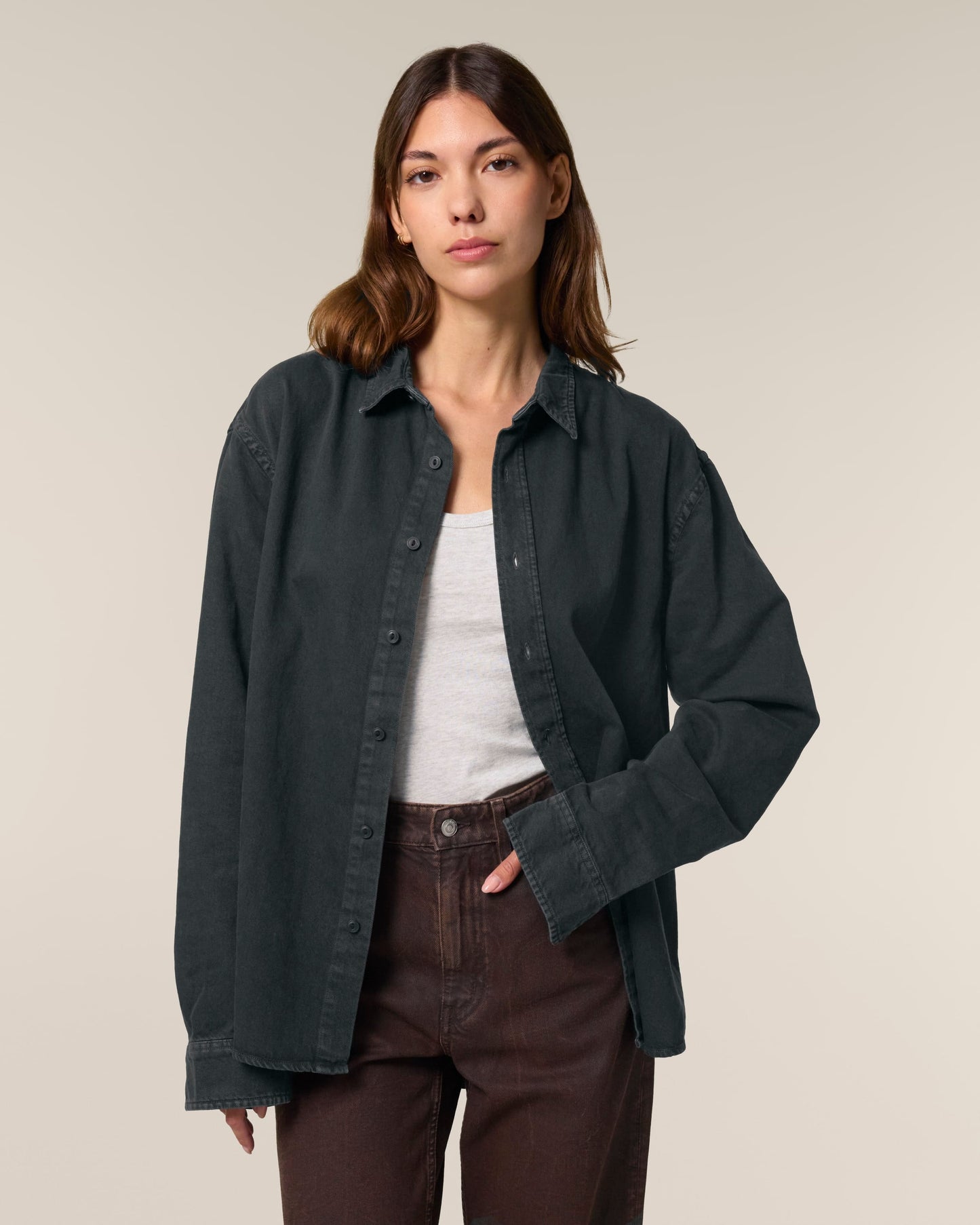 Organic Cotton Heavy Relaxed Shirt: Unisex