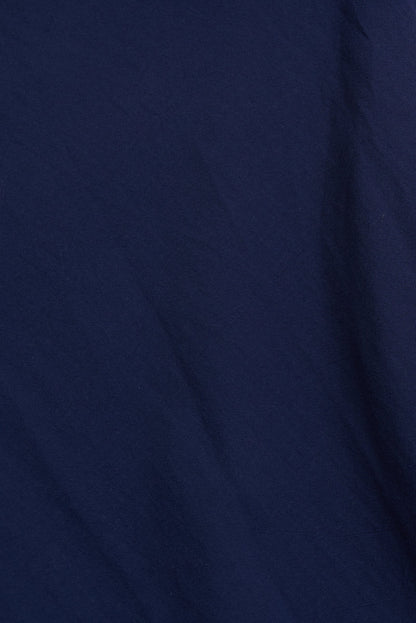 Soumia Jersey Bodice And Recycled Cotton Skirt Midaxi Dress - Navy