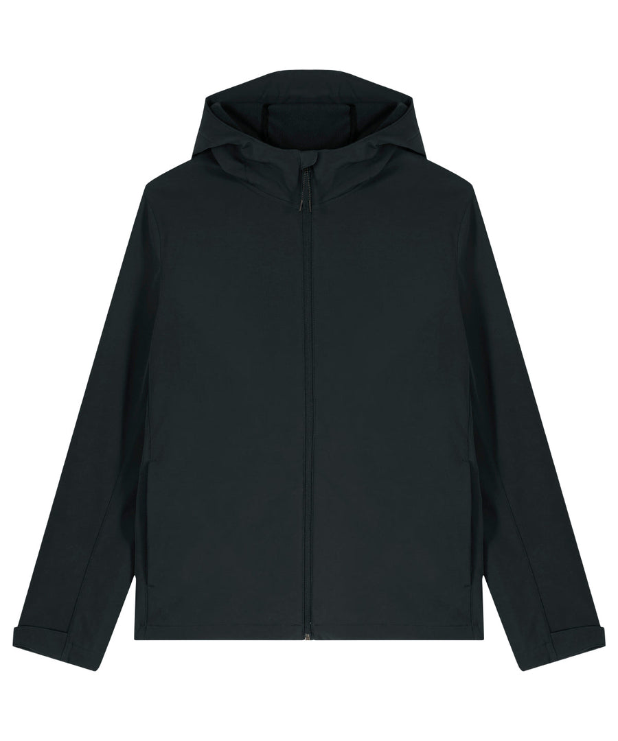 Recycled Polyester Hooded Softshell Jacket