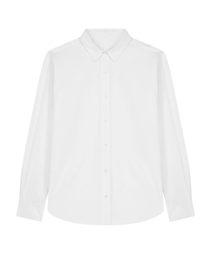 Organic Poplin Long Sleeve Shirt: Mens