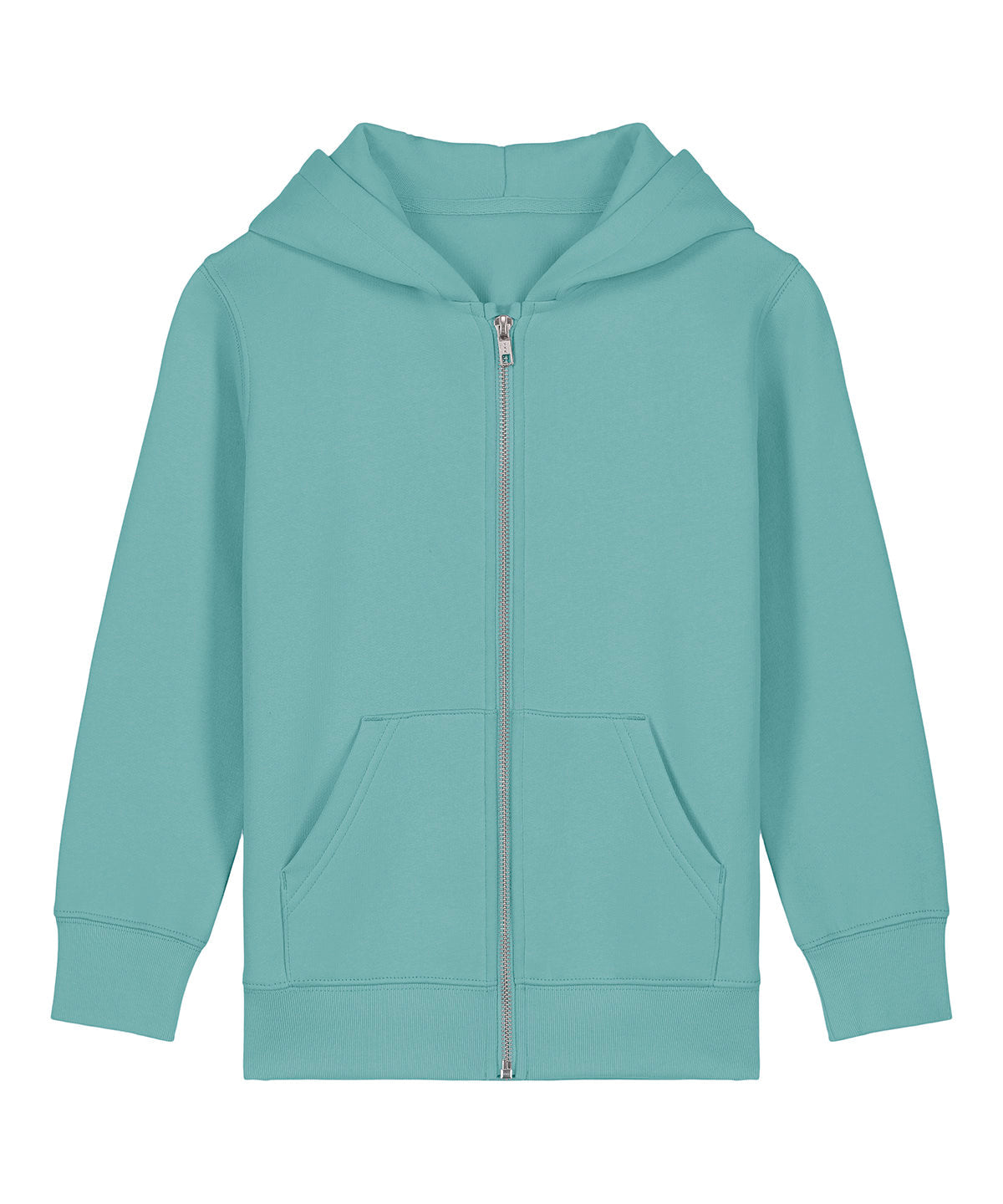 Organic Colours Kids Zipped Hooded Sweatshirt