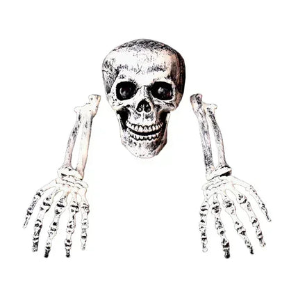 Decoración innovadora de huesos de esqueleto para Halloween: accesorio de calavera aterrador