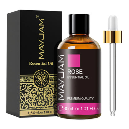 30ML Aromatherapy Essential Oil Set - Lavender, Vanilla, Jasmine & More - Bascora