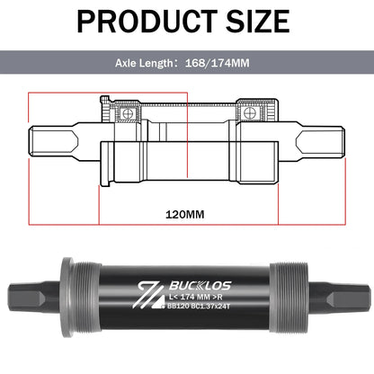 Bike Bottom Bracket - BSA BB68 Sealed Bearing Square Threaded - Bascora