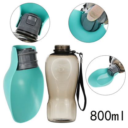 Portable Pet Water Bottle - 800ml - Bascora