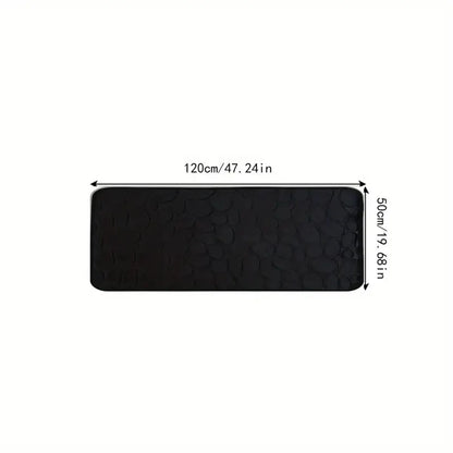 Large Water Absorbent Bath Mat - Anti-Slip Door Mat - Bascora