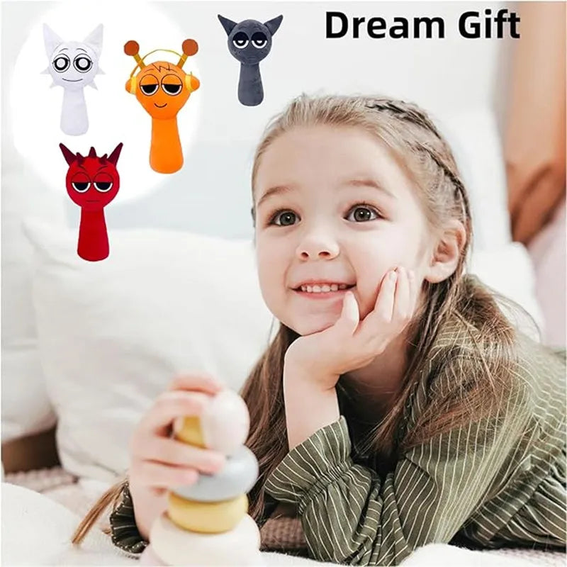 Cartoon Plush Toys - Stuffed Animal Doll Set for Kids