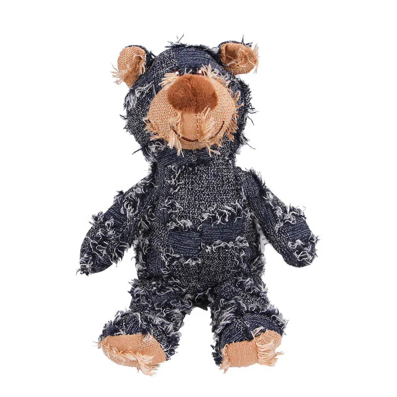 Jouet sonore en peluche pour chien - Jouet interactif en peluche pour chien