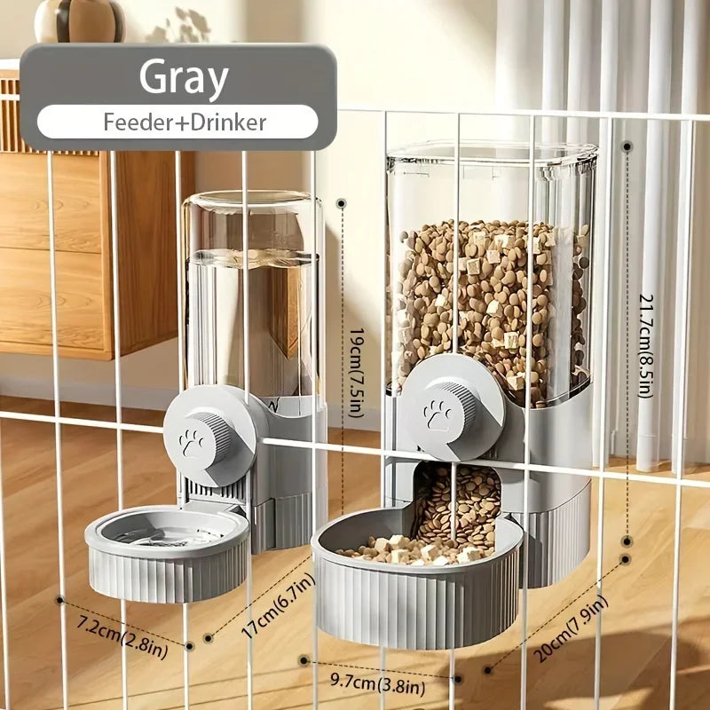 Gamelle automatique pour chat - Distributeur d'eau intégré