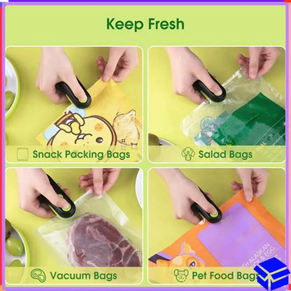 Reliable Mini Bag Sealer - Rechargeable Vacuum Sealing Machine - Bascora