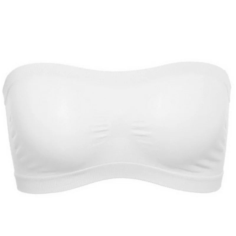 Haut bustier sans coutures pour femme - Haut tube hautement élastique