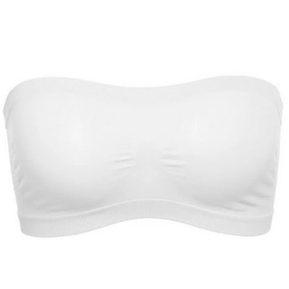 Women's Seamless Strapless Chest Wraps - High Elastic Tube Top - Bascora