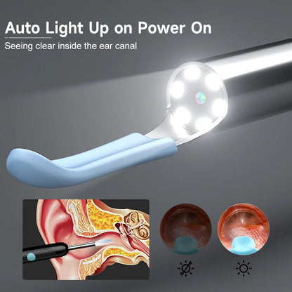 Professional Ear Cleaner Camera - 4.2mm WiFi HD1080P with 6 LED Lights - Bascora