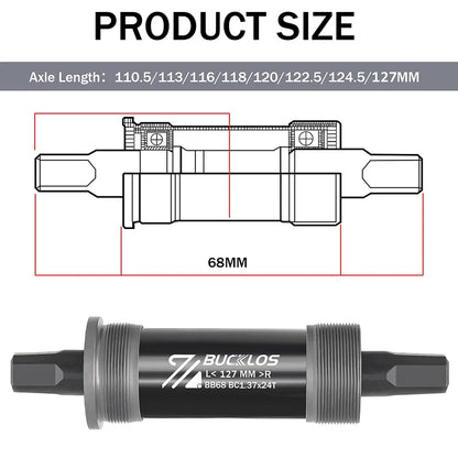 Bike Bottom Bracket - BSA BB68 Sealed Bearing Square Threaded - Bascora